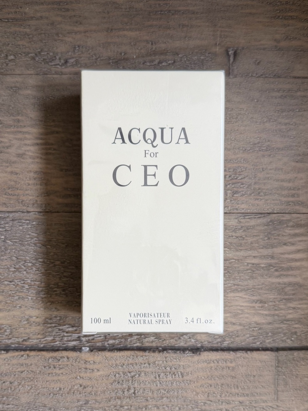 Aqua For Ceo Eau de Toilette Spray for men 3.4 fl Oz
New in sealed box